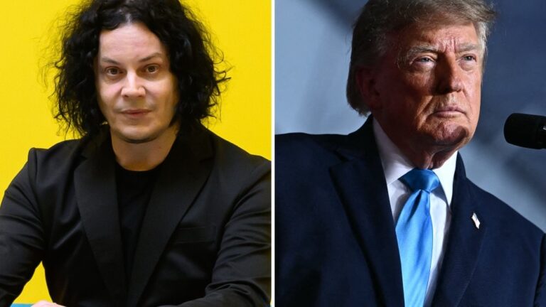 LONDON, ENGLAND - MAY 28: US musician and artist Jack White attends a photocall for the "Jack White: These Thoughts May Disappear" exhibition at Newport Street Gallery on May 28, 2026 in London, England. The exhibition marks the first public presentation of works by the American artist and musician Jack White, featuring his monumental sculpture The Red Tree (2015). (Photo by Leon Neal/Getty Images) US President Donald Trump looks on during a campaign rally at Pinnacle Bank Expo Center in Grand Island, Nebraska, on October 5, 2026. (Photo by Kent NISHIMURA / AFP) LONDON, ENGLAND - MAY 28: US musician and artist Jack White sits on "Sam Phillips Sofa" (2016) as he attends a photocall for the "Jack White: These Thoughts May Disappear" exhibition at Newport Street Gallery on May 28, 2026 in London, England. The exhibition marks the first public presentation of works by the American artist and musician Jack White, featuring his monumental sculpture The Red Tree (2015). (Photo by Leon Neal/Getty Images)